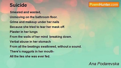 Ana Podarevska - Suicide