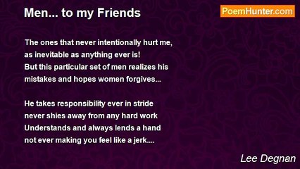 Lee Degnan - Men... to my Friends