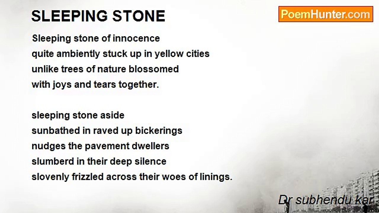 Dr subhendu kar - SLEEPING STONE