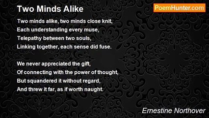Ernestine Northover - Two Minds Alike