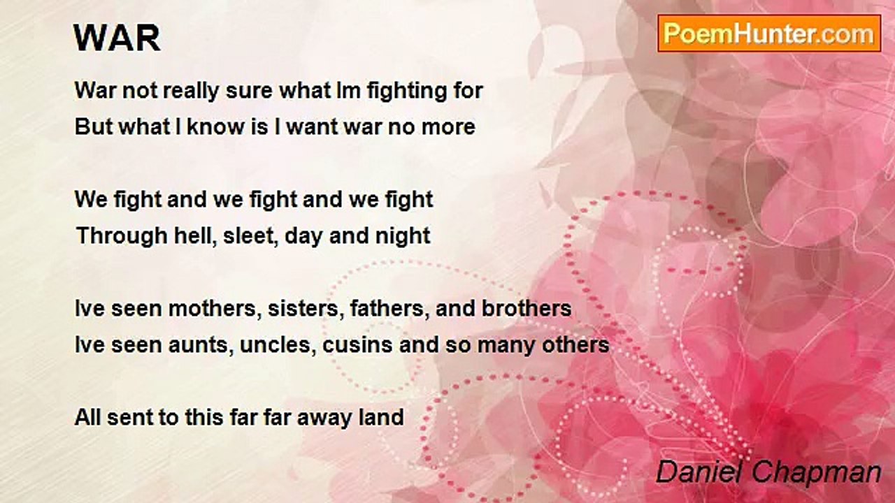 Daniel Chapman - WAR
