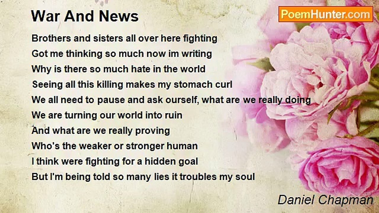 Daniel Chapman - War And News