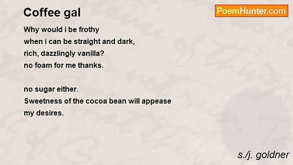 s./j. goldner - Coffee gal