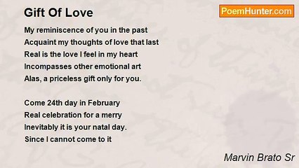 Marvin Brato Sr - Gift Of Love