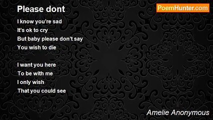Amelie Anonymous - Please dont