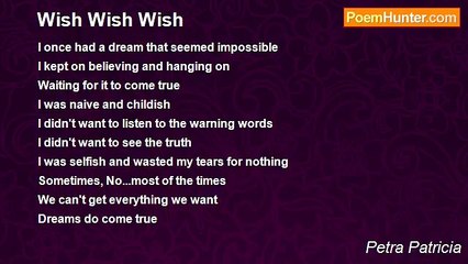Petra Patricia - Wish Wish Wish