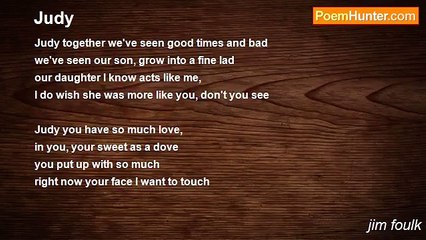 jim foulk - Judy