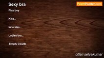 otteri selvakumar - Sexy bra
