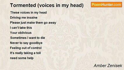 Amber Zenisek - Tormented (voices in my head)