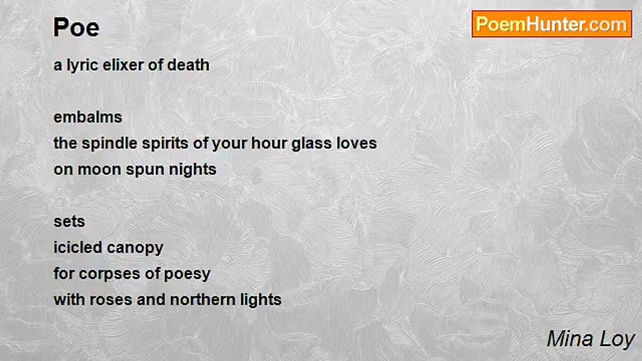 Mina Loy - Poe