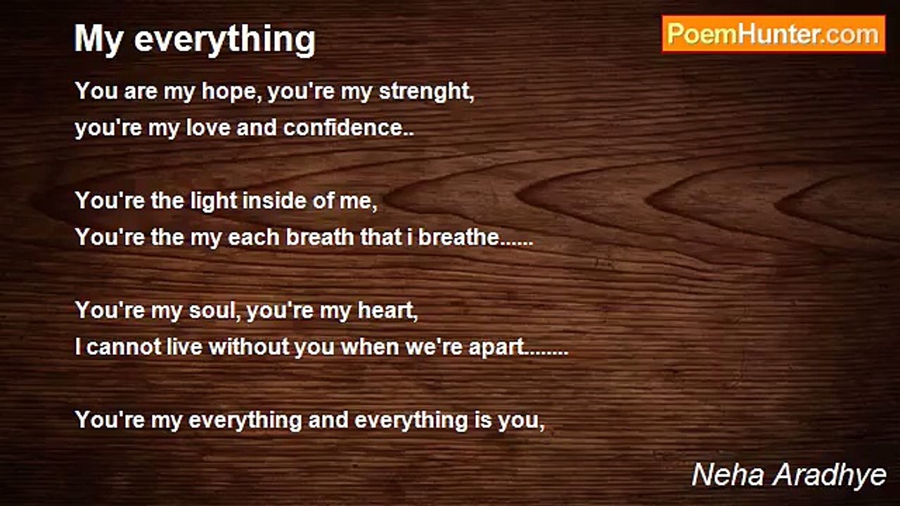 Neha Aradhye - My everything