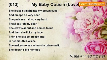 Risha Ahmed (12 yrs) - (013)           My Baby Cousin (Lovely Zaara)