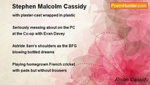 Alison Cassidy - Stephen Malcolm Cassidy