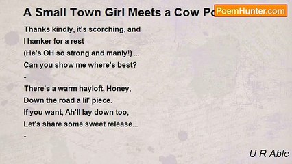 U R Able - A Small Town Girl Meets a Cow Poke