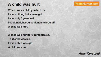 Amy Kerswell - A child was hurt