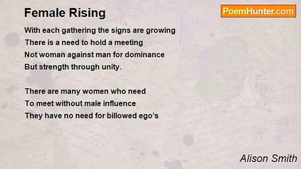 Alison Smith - Female Rising
