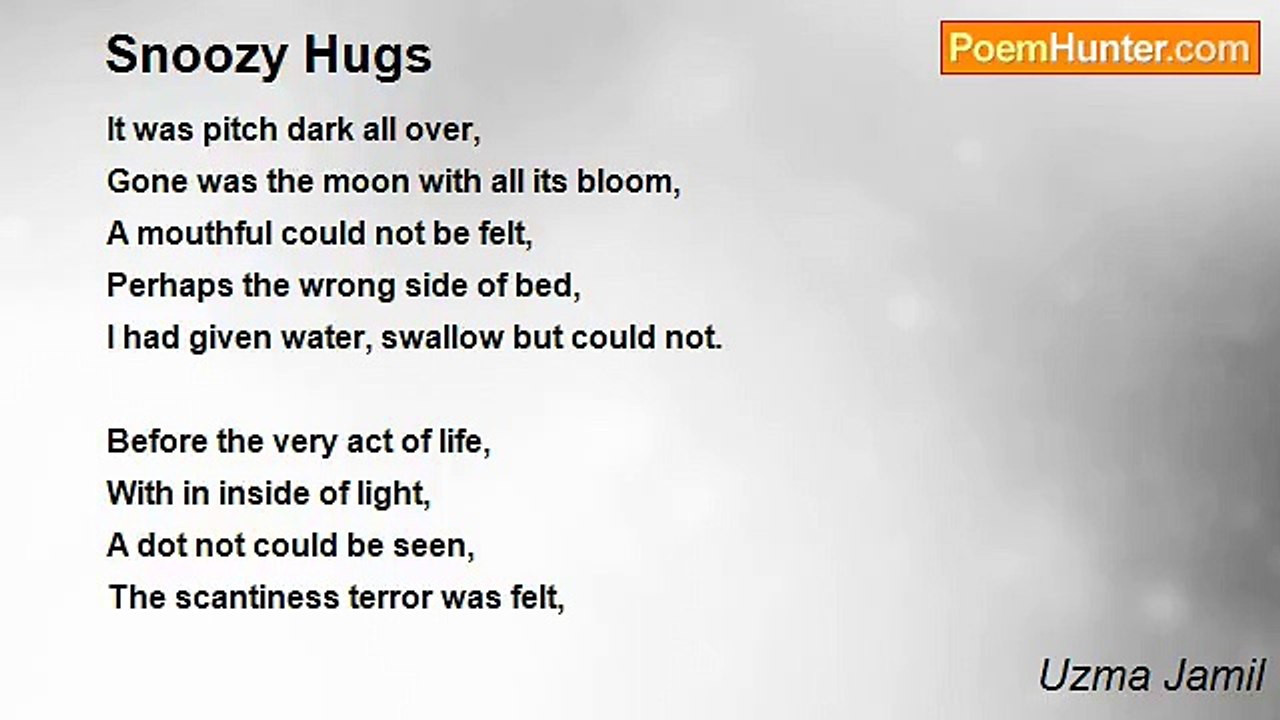 Uzma Jamil - Snoozy Hugs