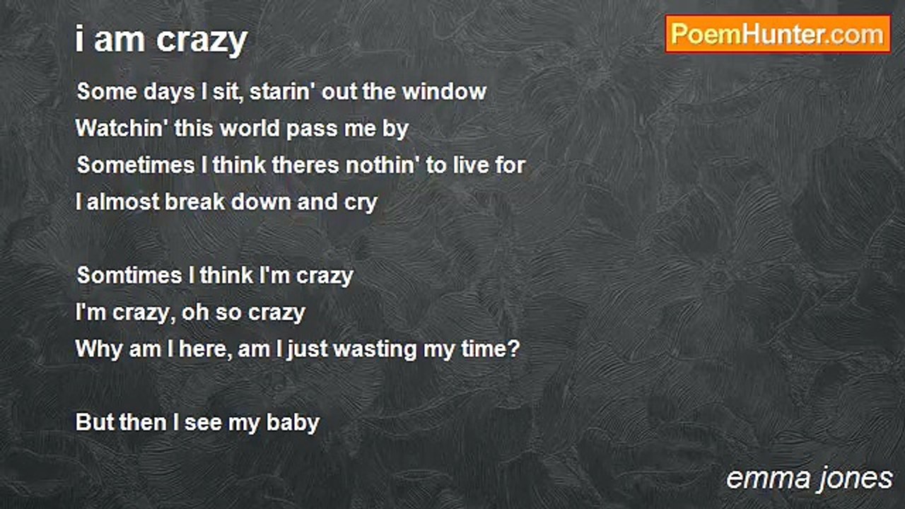 emma jones - i am crazy