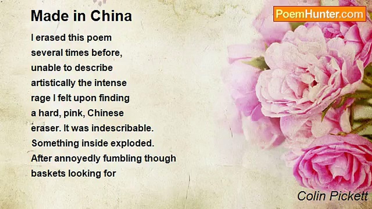 Colin Pickett - Made in China