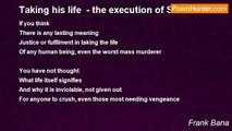 Frank Bana - Taking his life  - the execution of Saddam