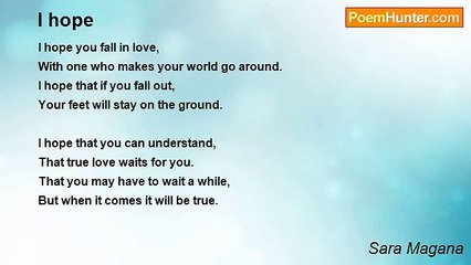 Sara Magana - I hope