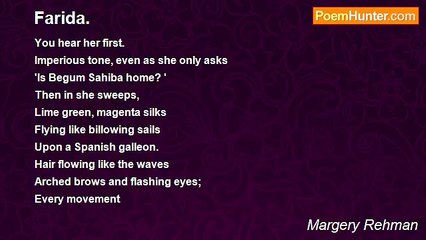 Margery Rehman - Farida.