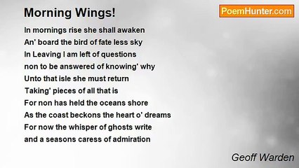 Geoff Warden - Morning Wings!