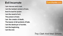 Troy Clark And Neal Simons - Evil Incarnate