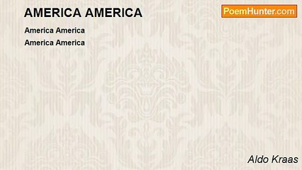 Aldo Kraas's 'America America' 🇺🇸