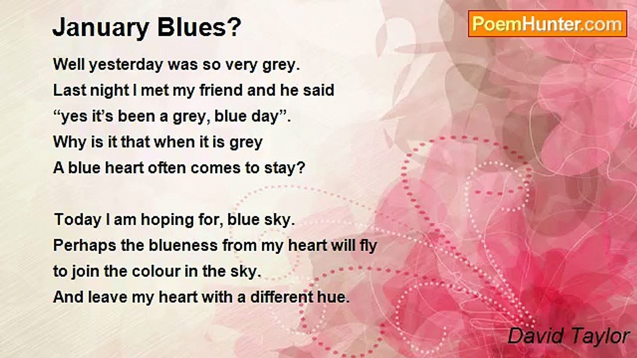 David Taylor - January Blues?