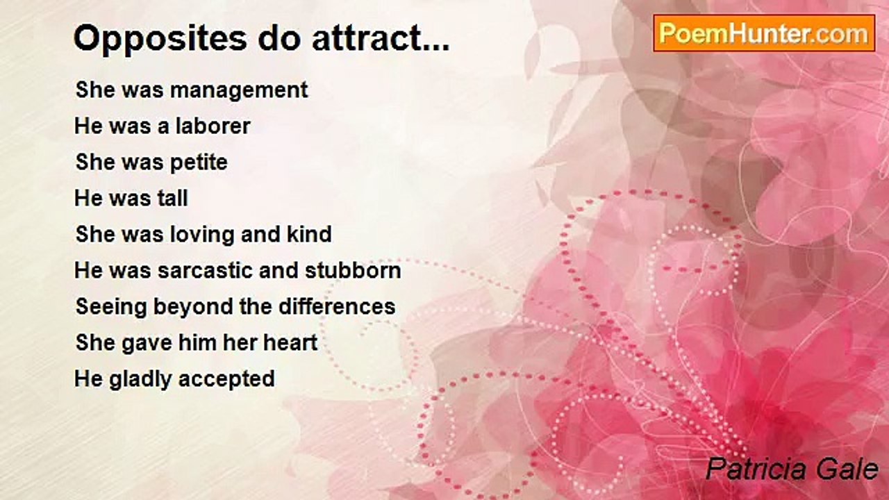 Patricia Gale - Opposites do attract...
