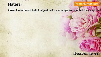 strawberri sunset - Haters