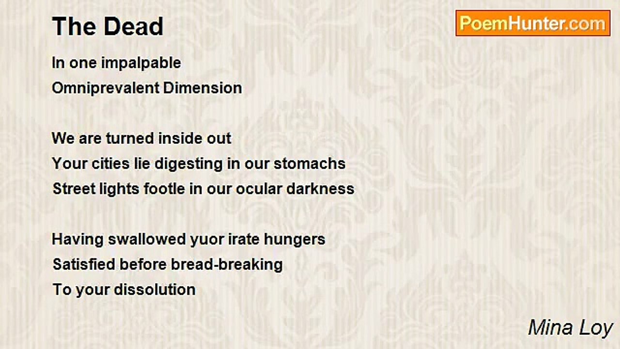 Mina Loy - The Dead