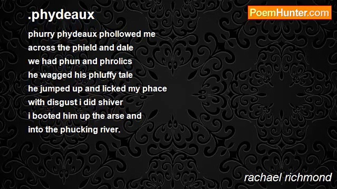 rachael richmond - .phydeaux
