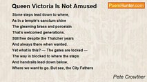 Pete Crowther - Queen Victoria Is Not Amused