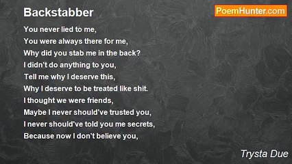 Trysta Due - Backstabber