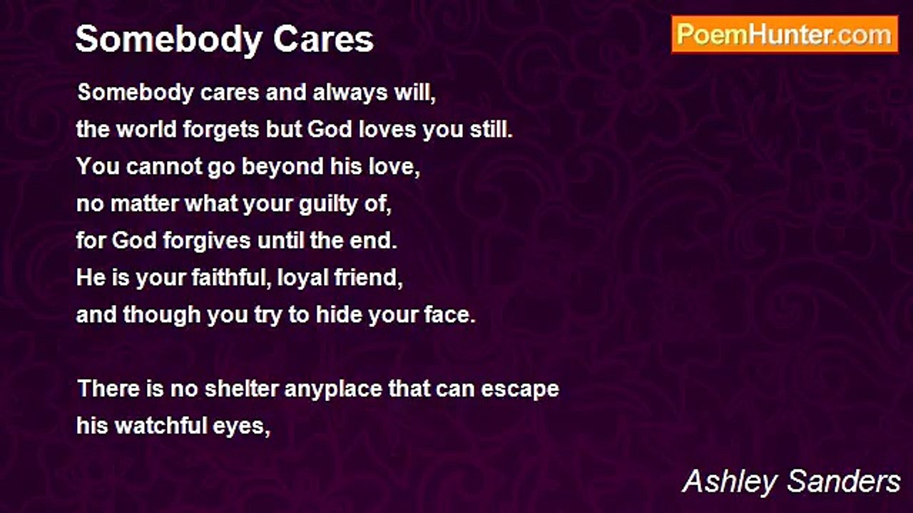Ashley Sanders - Somebody Cares