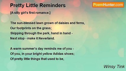 Winsy Tink - Pretty Little Reminders