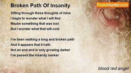 blood red angel - Broken Path Of Insanity