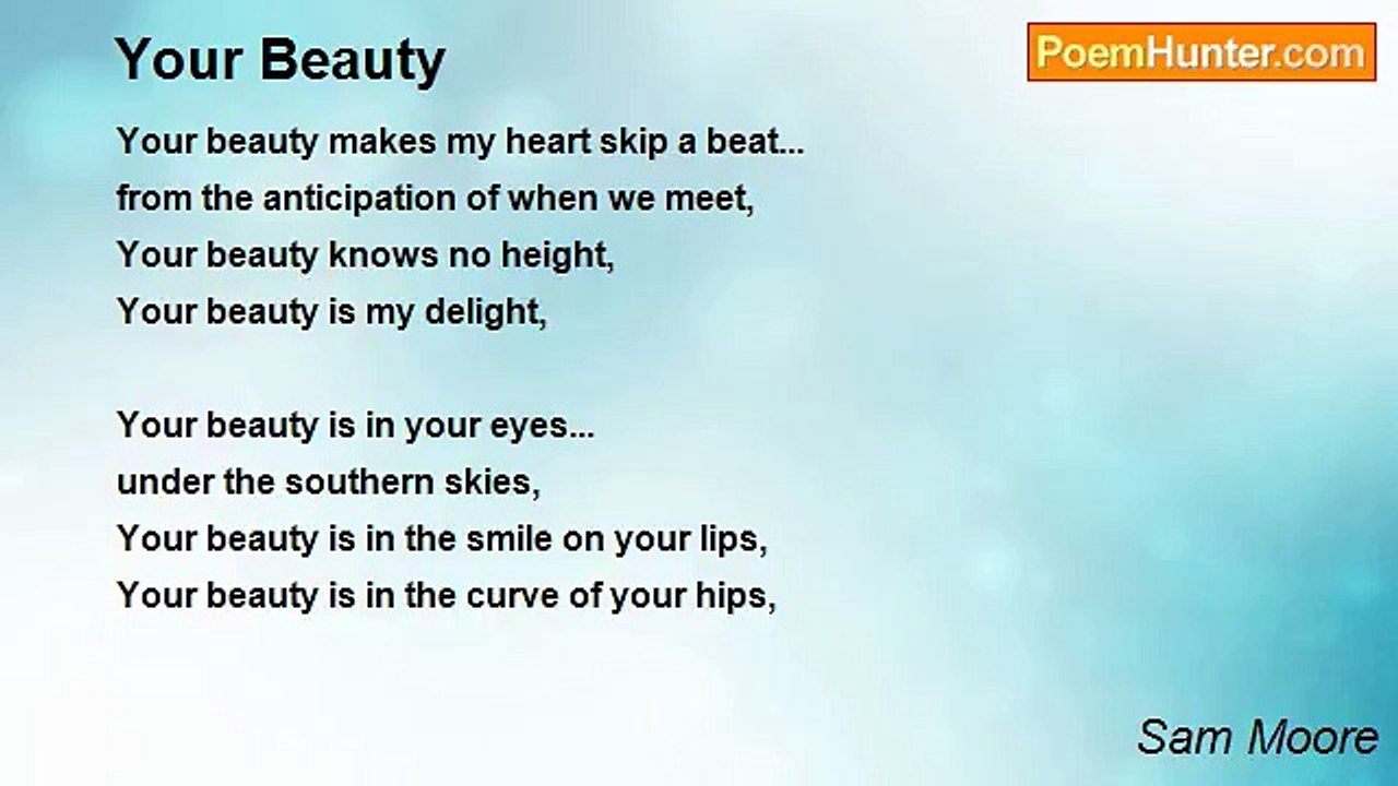 Sam Moore - Your Beauty