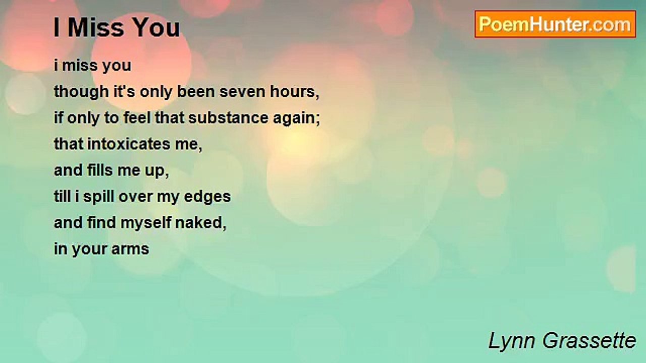 Lynn Grassette - I Miss You