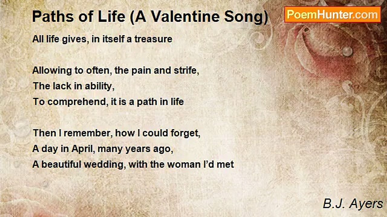 B.J. Ayers - Paths of Life (A Valentine Song)