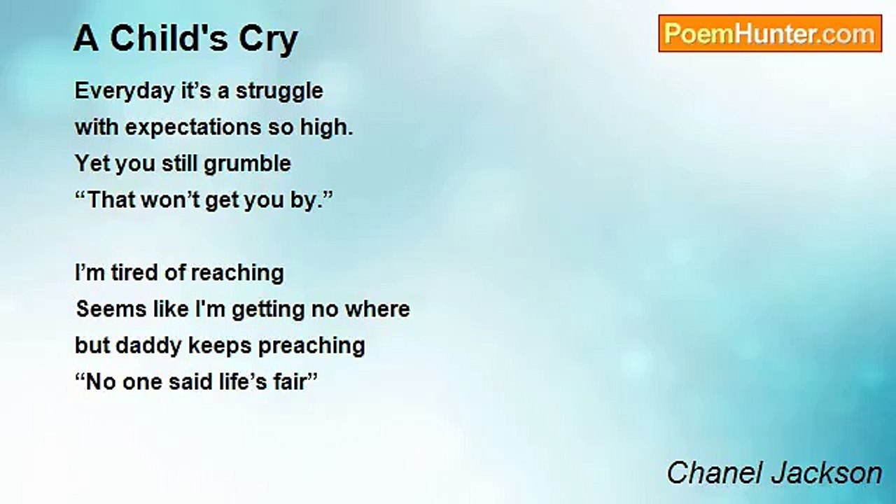 Chanel Jackson - A Child's Cry