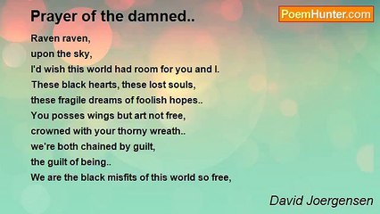 David Joergensen - Prayer of the damned..