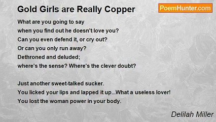 Delilah Miller - Gold Girls are Really Copper