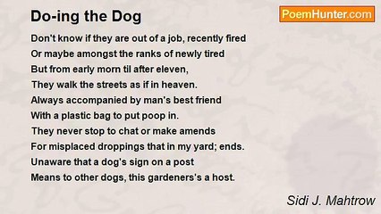 Sidi J. Mahtrow - Do-ing the Dog