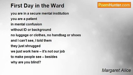 Margaret Alice - First Day in the Ward