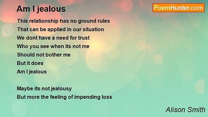 Alison Smith - Am I jealous
