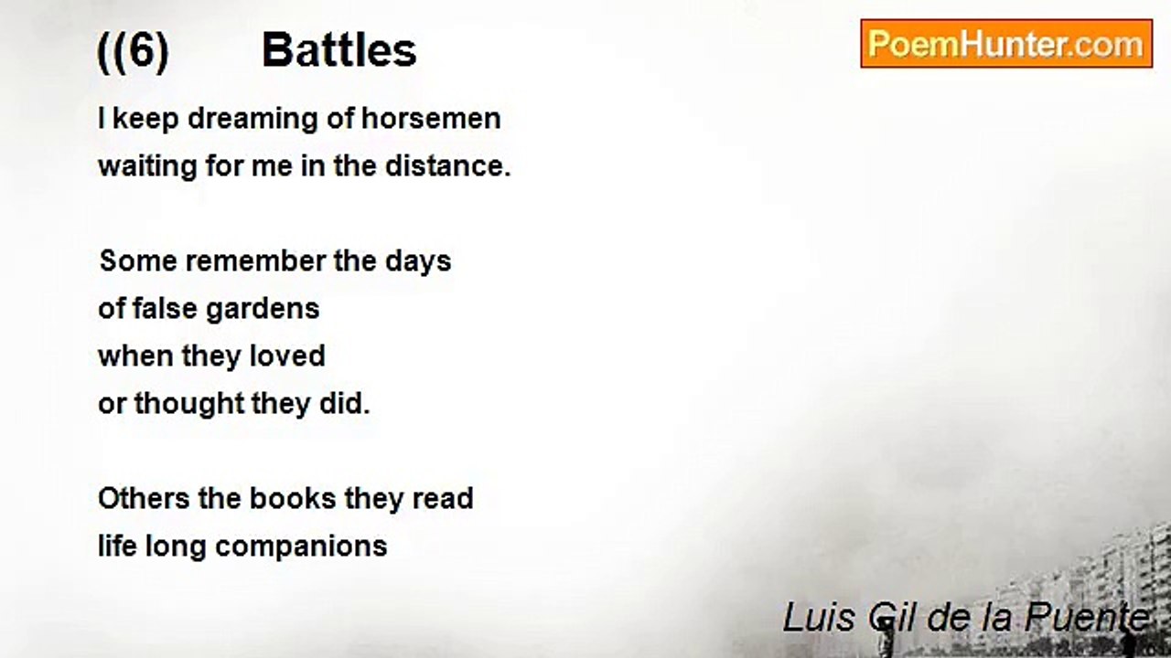 Luis Gil de la Puente - ((6)       Battles