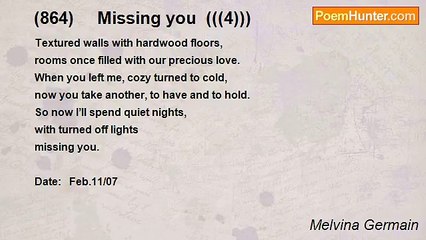 Melvina Germain - (864)     Missing you  (((4)))